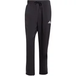 Adidas Men's Essential Three Stripes Stanford Pant Open Hem, Black/White, L Adidas Men's Essential Three Stripes Stanford Pant Open Hem, Black/White, L