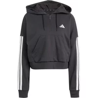 Women's 1/4 zip hooded sweatshirt adidas Essentials 3-Stripes