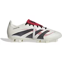 adidas Predator League FT FG Blanc Noir Rouge Chaussures de football adidas PREDATOR LEAGUE Fold-Over Tongue FG/MG