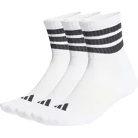 Mid-calf cushioned socks adidas 3 stripes (x3)