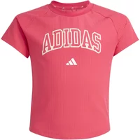 Girl's jersey athletic top adidas Collegiate Typography image 2