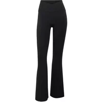 Women's leggings adidas Studio All Me Flare X-Over 3-Stripes image 2