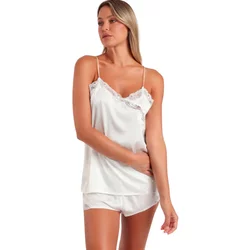 Women's Camisole Top And Shorts Pyjama Admas Wedding Night