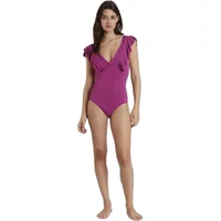 Einteiliges Badeanzug mit Rüschen für Damen Admas Summer Frilla
