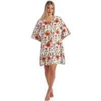 Frau Kleid mit französischen Ärmeln Admas Mexican Otomi