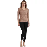 Lace Long Sleeve Warm T-shirt for Women Admas