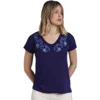 Woman's embroidered T-shirt Admas