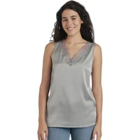 Satin lace T-shirt for women Admas