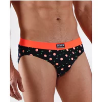 Printed stretch cotton briefs Admas Fruits (x2)