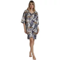French sleeves women’s nightie Admas Luxury Leopard