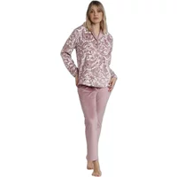 Women's long sleeve velvet open pyjamas Admas Classic