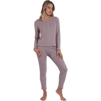 Women's long sleeve ribbed pyjama Admas Home Soft