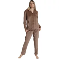 Gestreifter Damen-Pyjama mit langen Ärmeln Admas Classic Relax Home
