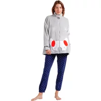Warm long-sleeve robe for women Admas Good Morning Mouse