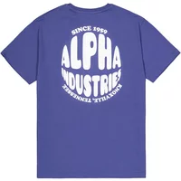 Printed t-shirt on the back Alpha Industries Logo