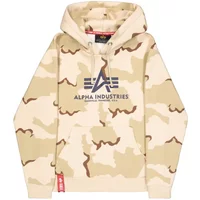 Hooded sweatshirt with big logo Alpha Industries Basic