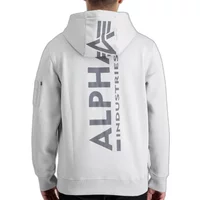 Hoodie printed on the back Alpha Industries