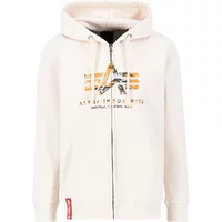 Sweatshirt mit Reißverschluss Alpha Industries Basic PP Camo