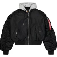 Women's cropped hooded bomber Alpha Industries