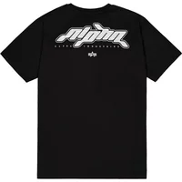 T-shirt Alpha Industries 3D Wavy Backprint