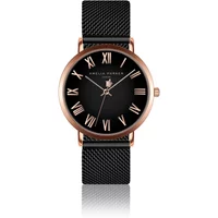 Women's watch Amelia Parker Grand Noir Black Mesh