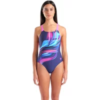 Women's 1-piece swimsuit Arena Bloom Pro Back image 2
