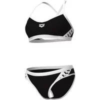Solid cross-back two-piece swimsuit for women Arena Icons image 2