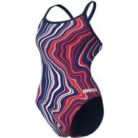 Women's 1-piece swimsuit Arena Marbled image 2