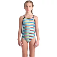 One-piece swimsuit for girls Arena Racing image 2