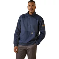 Duracanvas waterproof 1/4 zip sweatshirt Ariat Rebar Workman