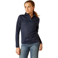 Girl's long-sleeved 1/4 zip T-shirt Ariat Sunstopper 3.0