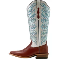 Women's leather western boots Ariat Futurity Blanche