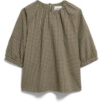 Damenbluse Armedangels vichy Seersucker