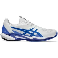 Asics Solution Speed FF 3 Clay Homme Blanc Bleu Chaussures de tennis Asics Solution Speed FF 3 Clay