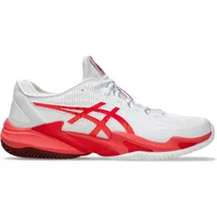 ASICS Court FF 3 Novak Clay Homme Blanc Orange Chaussures de tennis Asics Court FF 3 Novak Clay
