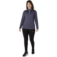 Women's long-sleeve zip T-shirt Asics