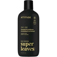 2 in 1 Shampoo Attitude Super Leaves Amber & Citrus image 2
