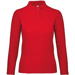 Women's Long-Sleeved Polo Shirt B&C ID.001 Lsl