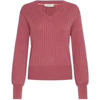 Women's V-neck sweater b.young Mmorla Pointelle