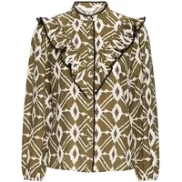 Women's long sleeve blouse b.young Inaba Frill