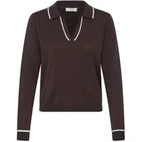 Polo-Shirt, langarm, Damen b.young BYMmorla