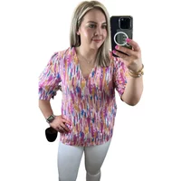 Blouse v-neck woman b.young Joella