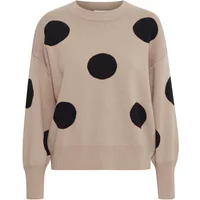 Polka dot jumper for women b.young Omme