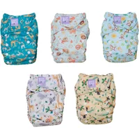 Couche lavable révolutionnaires Bambino Mio Aventure Sauvage (x5)
