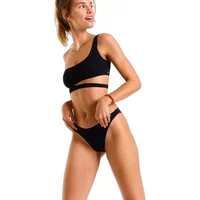 Badeanzugoberteil für Frauen Banana Moon Asymo Black