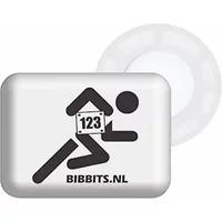 Magnetic runner silhouette bib holders Bibbits image 2