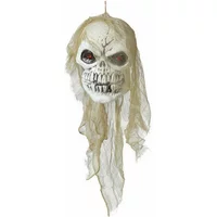 Décoration d'halloween crâne BigBuy Home