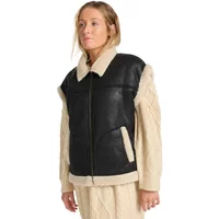 Faux shearling jacket for women Billabong Night Light