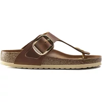 Women's sandals Birkenstock Gizeh Big Buckle Natural Leather Oiled