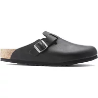 Natural leather clogs Birkenstock Boston Grip